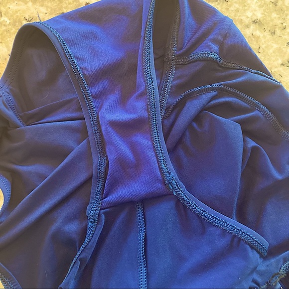 Navy Blue One Piece Swimsuit - Picture 6 of 7